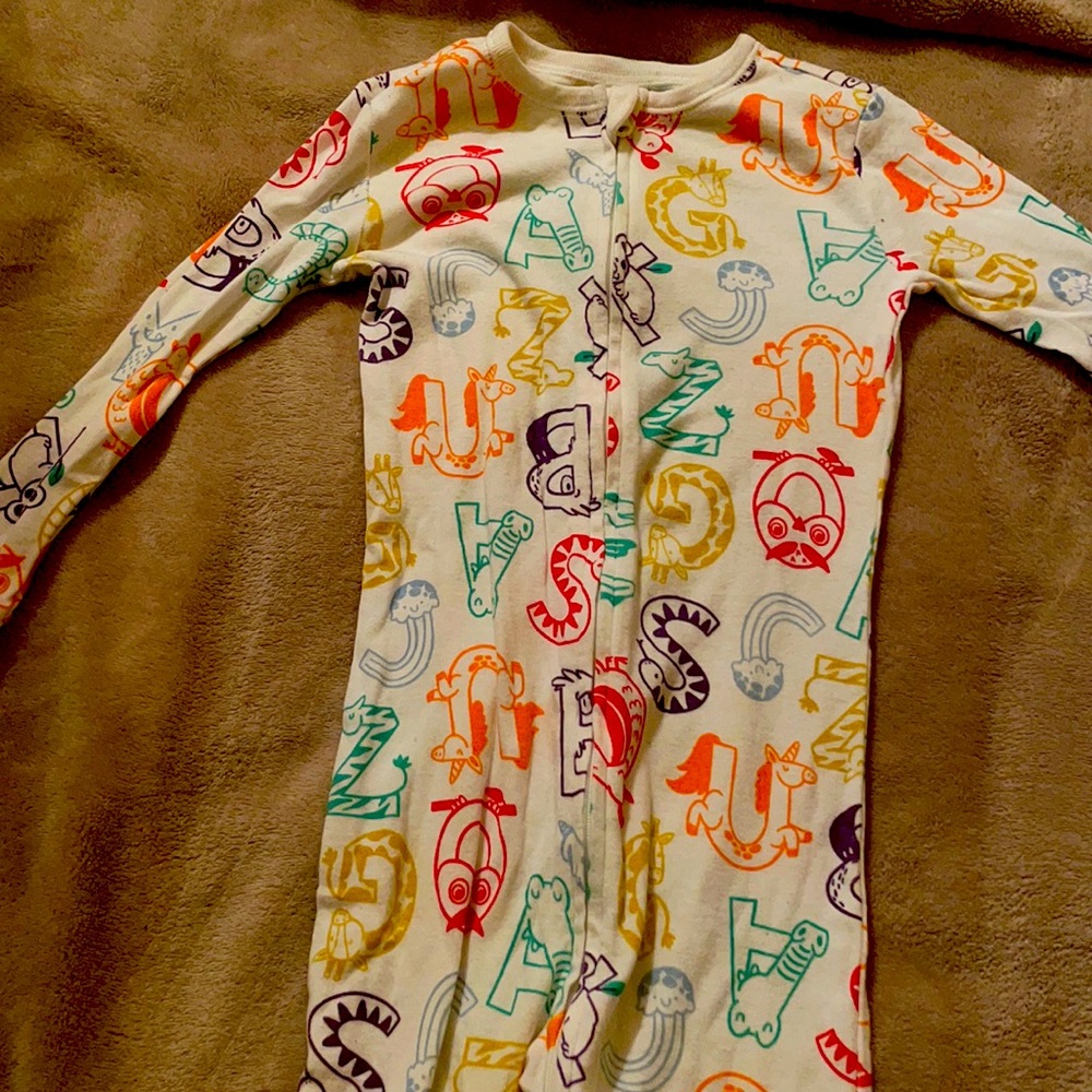 Colorful footed pj